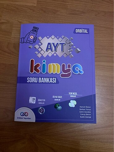 Ayt kimya soru bankası orbital yayınları