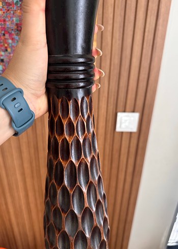 Paşabahçe Gerçek Ahşap Vazo
