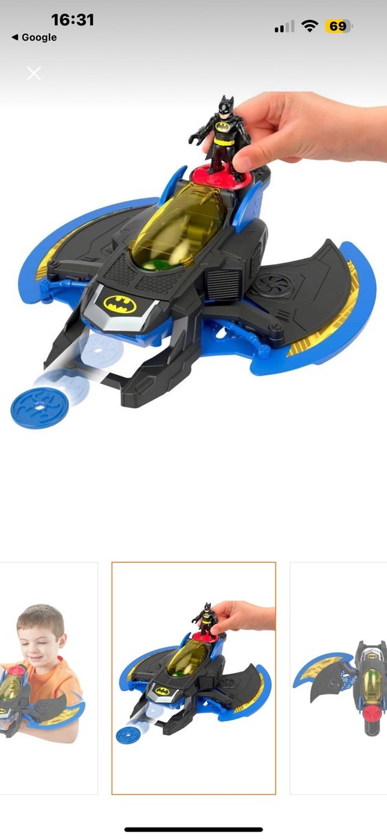 Batman Temalı Mavi Kanatlı Aksiyon Figürü - Görsel 2