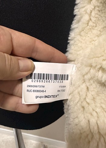 Zara Kürklü Kahverengi Deri Kadın Yelek - Görsel 8