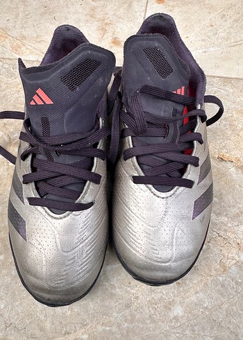 Adidas Gri çocuk Futbol Ayakkabısı - Görsel 6