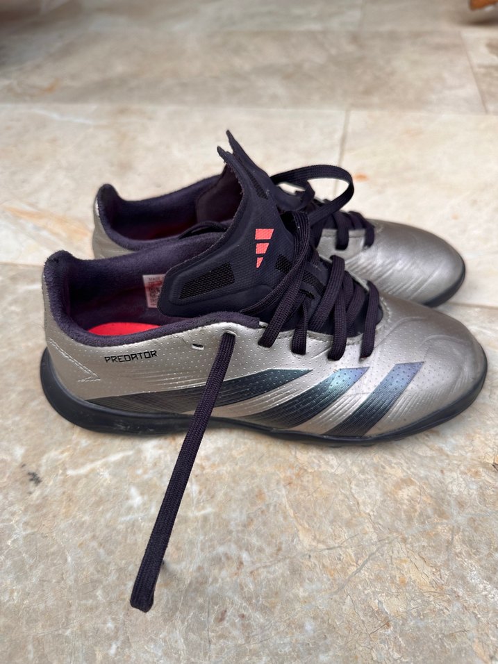 Adidas Gri çocuk Futbol Ayakkabısı - Görsel 5