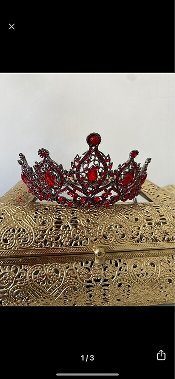 Kırmızı kına tacı - Görsel 2