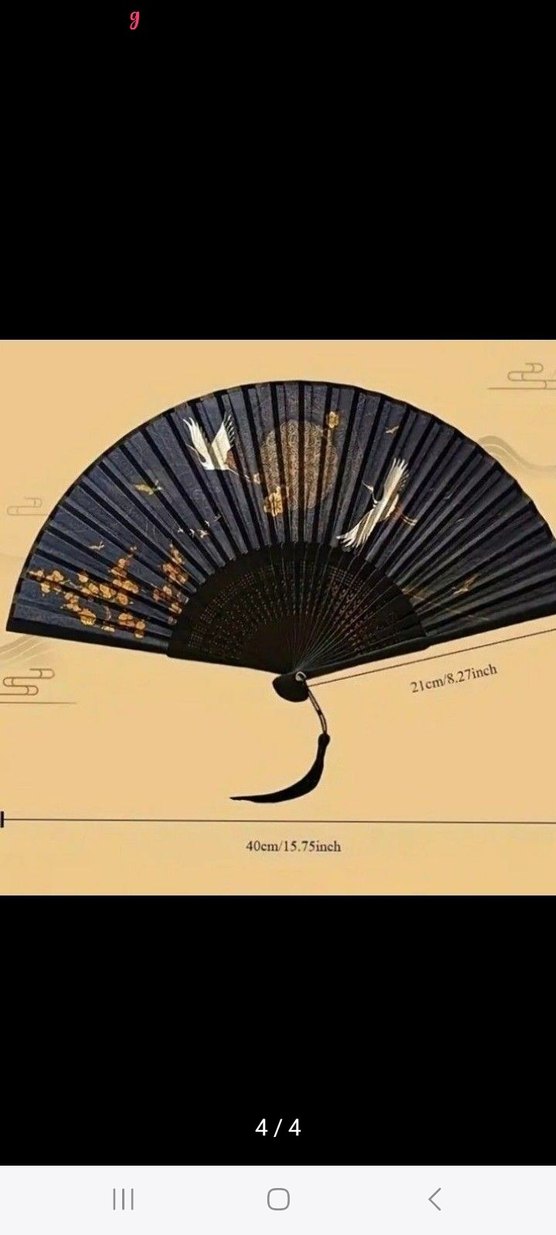 Japon Katlanır Yelpaze - Görsel 4