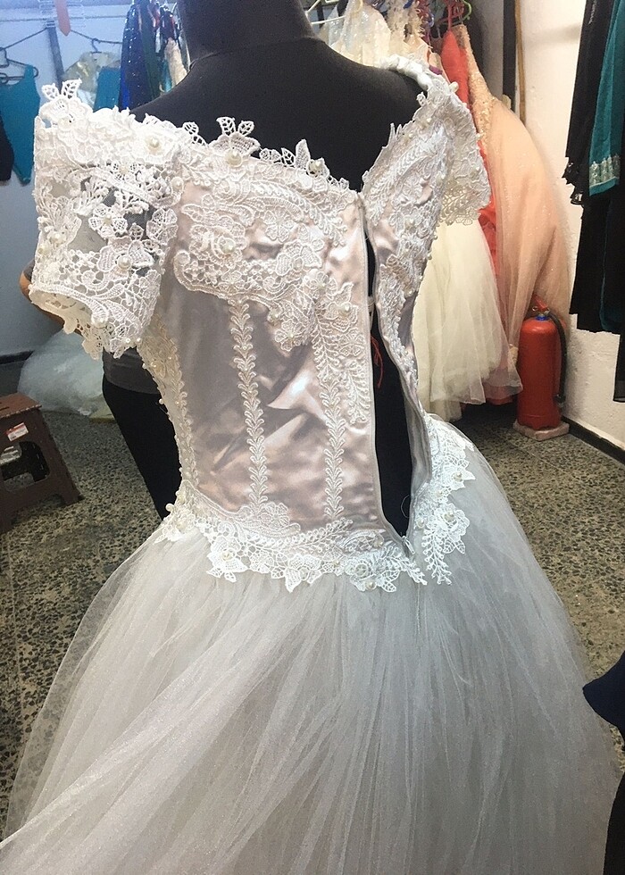 vintage gelinlik - Görsel 3