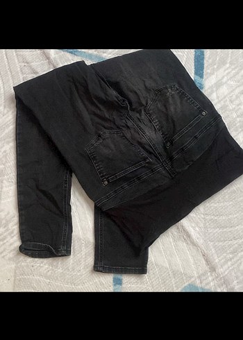 Siyah Hamile Kot Pantolon - Görsel 3