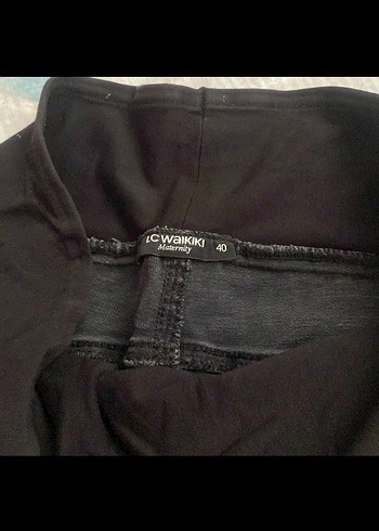 Siyah Hamile Kot Pantolon - Görsel 2