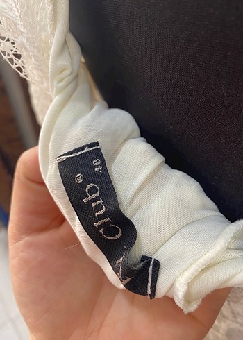 Zara Dantel İşlemeli Uzun Vintage Beyaz Abiye Elbise