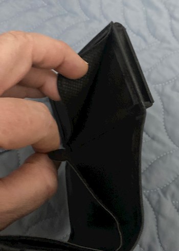 CARLINO Erkek Siyah Deri Cüzdan & kartlık - Görsel 3