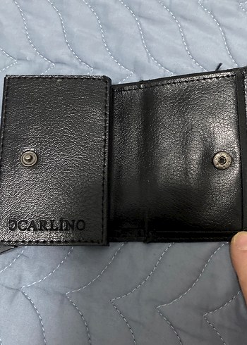CARLINO Erkek Siyah Deri Cüzdan & kartlık - Görsel 7