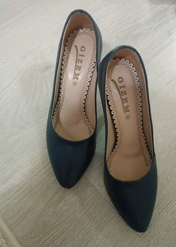 Mavi Bağcıklı Stiletto