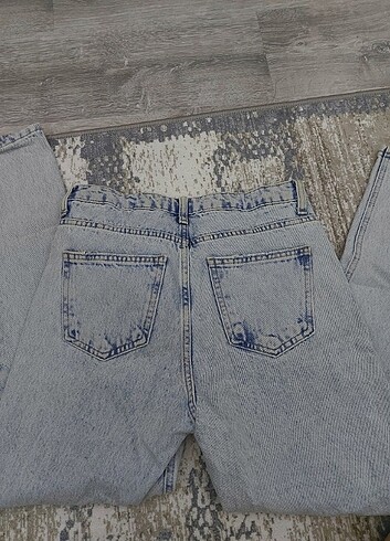 32 Beden mavi Renk Mom jeans