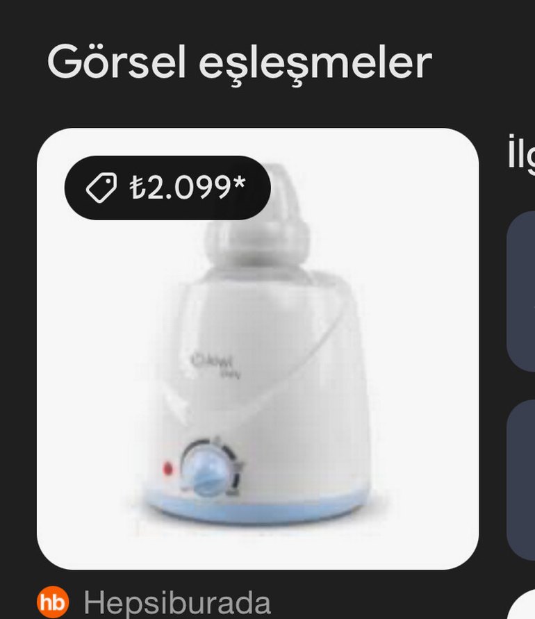 Kiwi Baby Biberon Isıtıcı - Beyaz Gri - Görsel 2