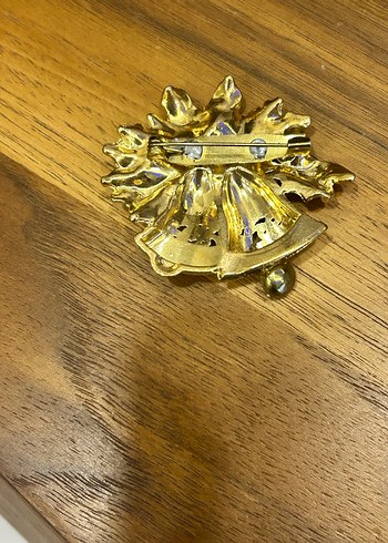 MİNELİ Payetli Vintage Broş - Görsel 3