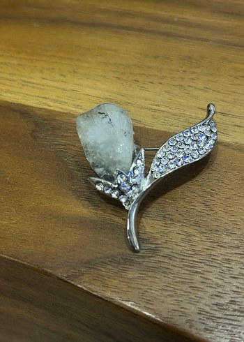 AYTAŞI BROŞ - Beyaz - Görsel 2