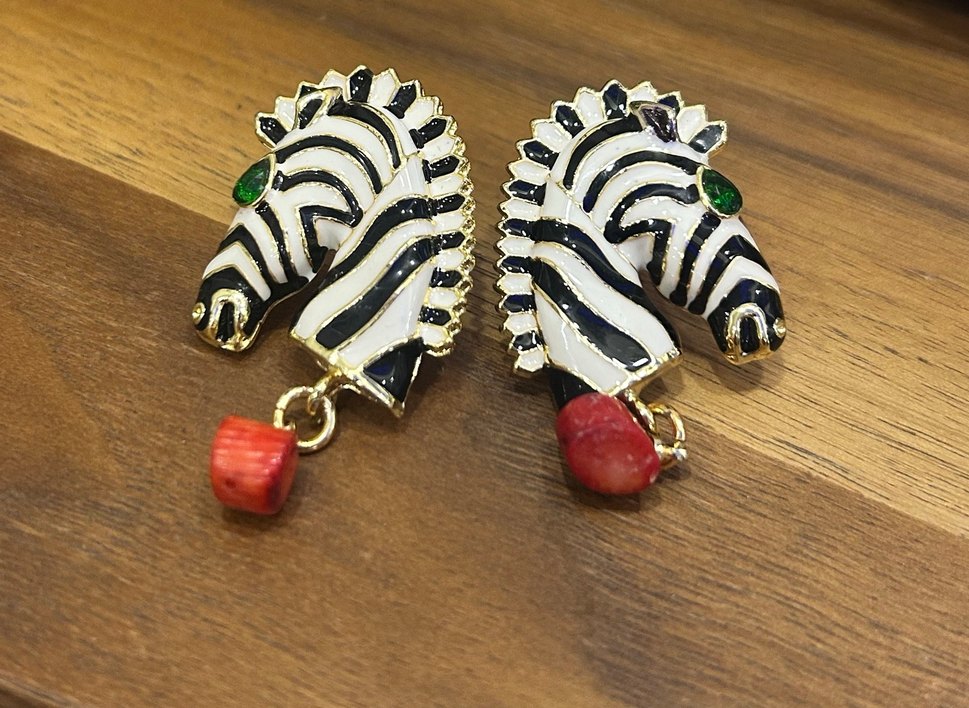 Mineli ve mercan Küpe - Görsel 2