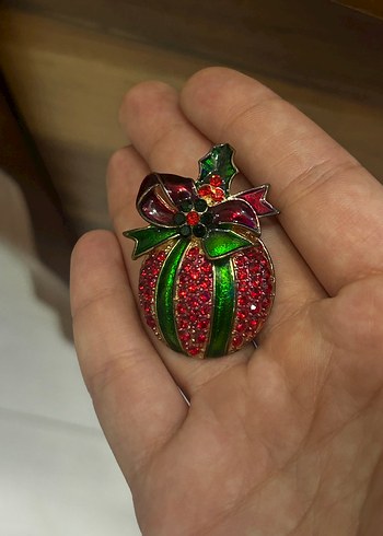 MİNELİ Renkli Nakışlı Fiyonk Broş - Görsel 4