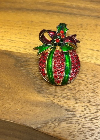 MİNELİ Renkli Nakışlı Fiyonk Broş - Görsel 2