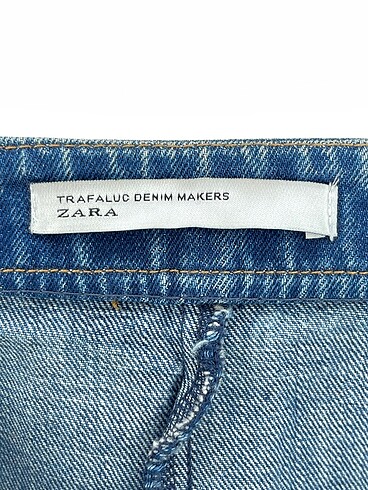 universal Beden mavi Renk Zara Mini Etek %70 İndirimli.