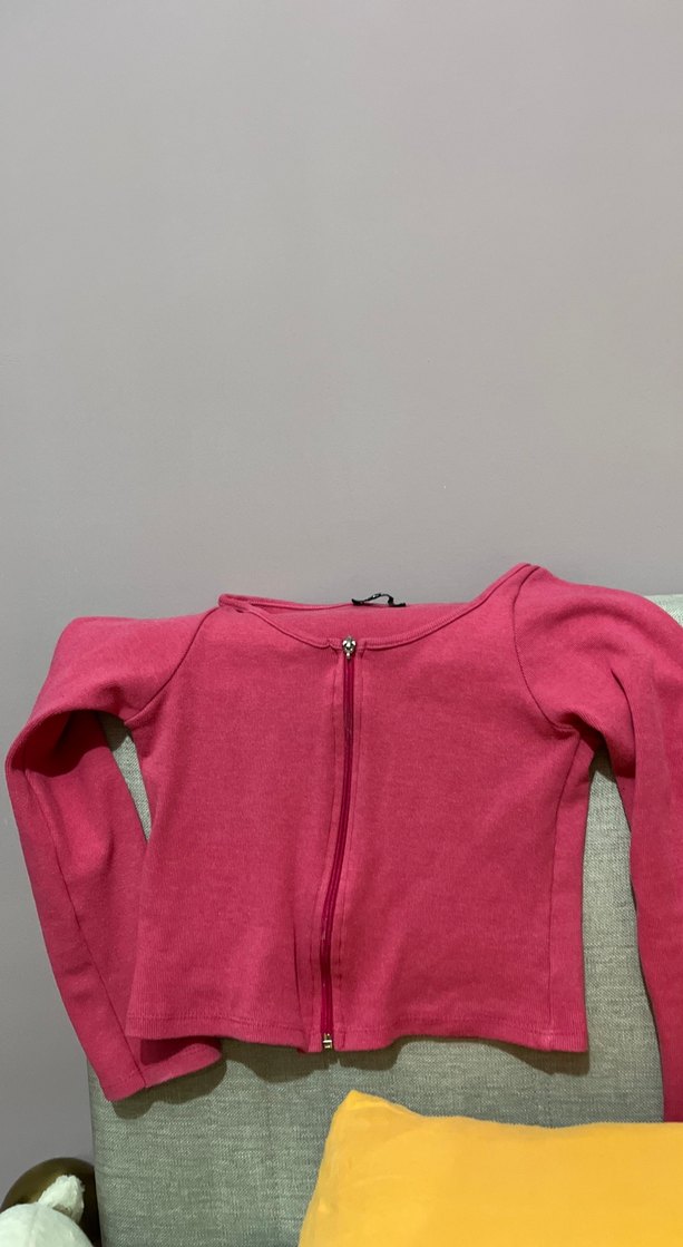 crop fermuarlı sweet - Görsel 3