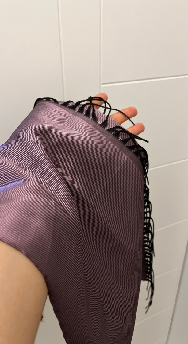 lila tafta şal - Görsel 3