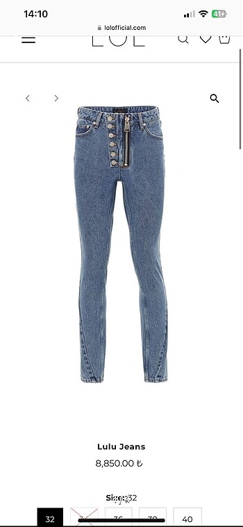 xs Beden Lol jean