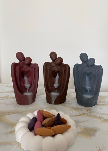 Sarılan sevgili tütsülük - Görsel 4