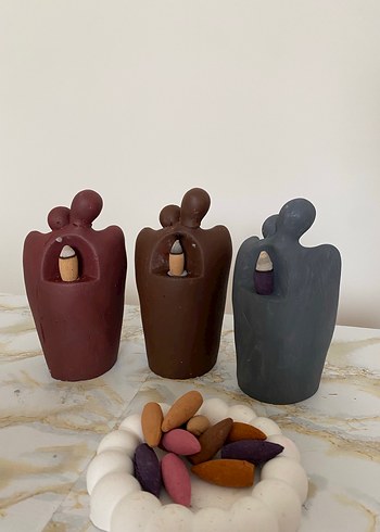 Sarılan sevgili tütsülük - Görsel 2