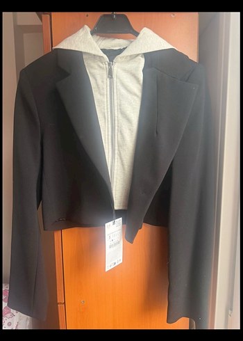 Zara blazer kapşonlu - Görsel 5