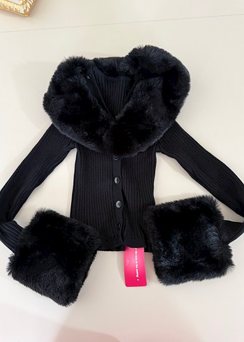 Kürklü hırka - Görsel 6