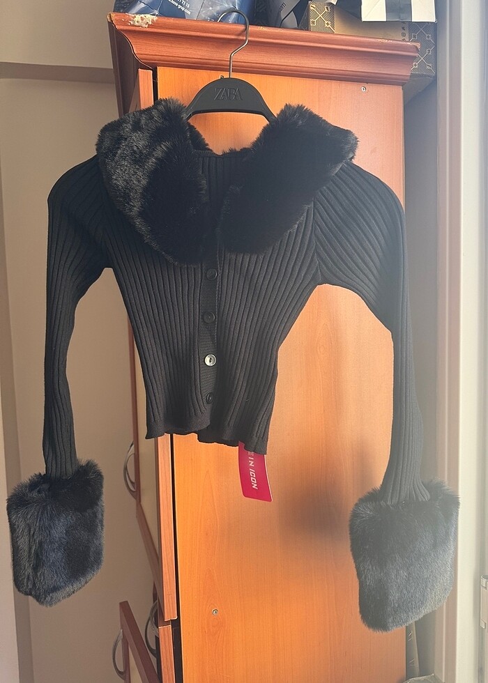 Kürklü hırka - Görsel 5