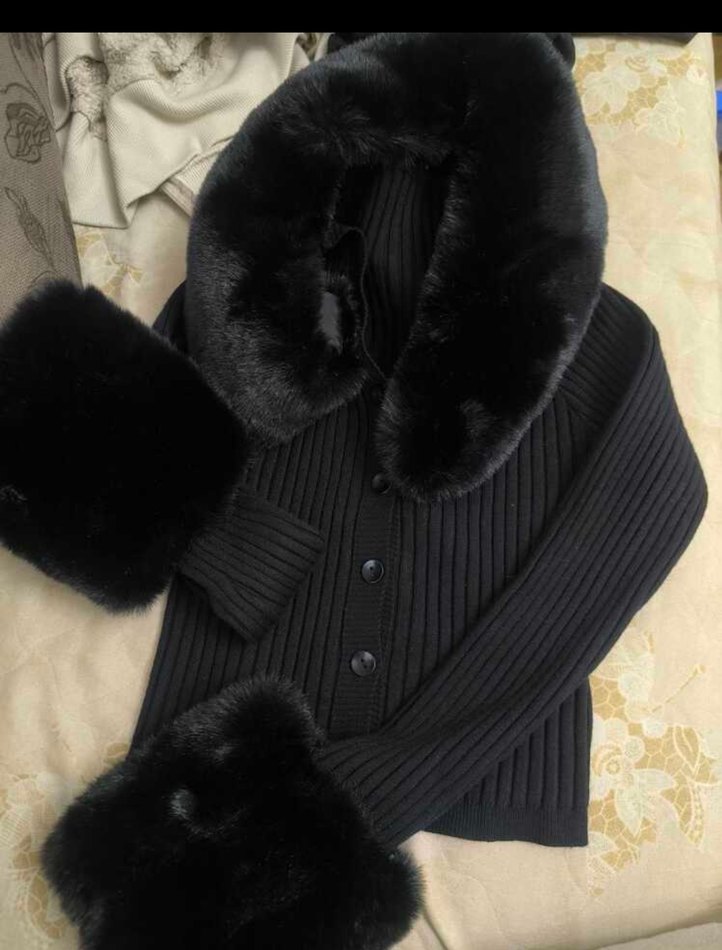 Kürklü hırka - Görsel 3