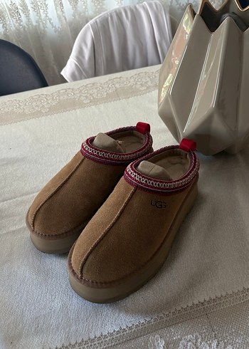 UGG TAZZ kahverengi Süet Kadın Terlik - Görsel 10