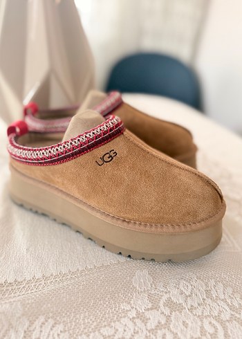 UGG TAZZ kahverengi Süet Kadın Terlik - Görsel 8