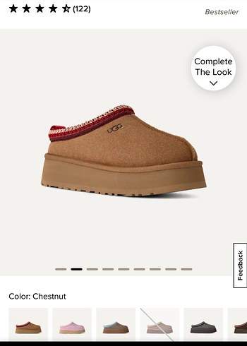 UGG TAZZ kahverengi Süet Kadın Terlik - Görsel 3