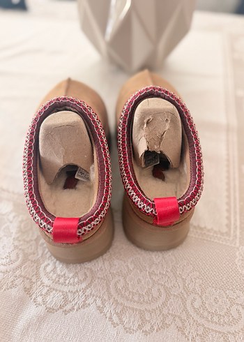 UGG TAZZ kahverengi Süet Kadın Terlik - Görsel 5