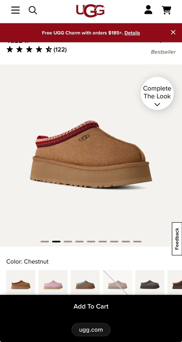 UGG TAZZ kahverengi Süet Kadın Terlik - Görsel 3