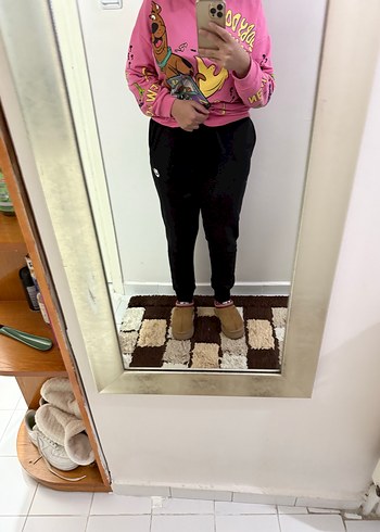 Siyah Rahat Kesim Eşofman Altı - Görsel 2