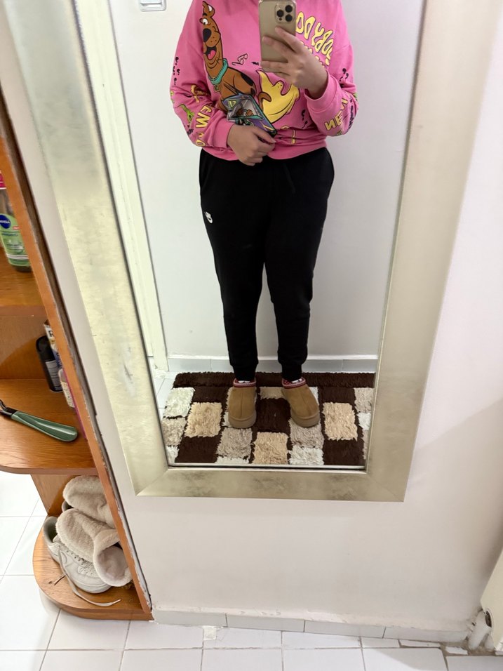 Siyah Rahat Kesim Eşofman Altı - Görsel 2