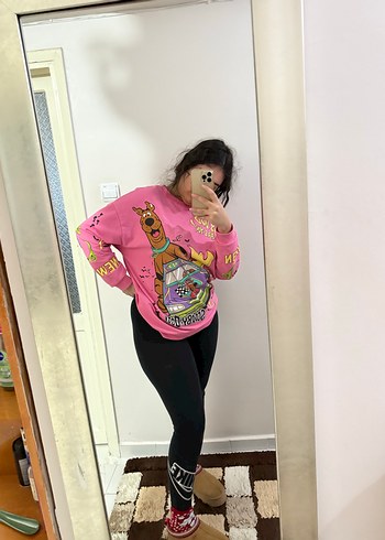 Nike Siyah Baskılı  Tayt - Görsel 10