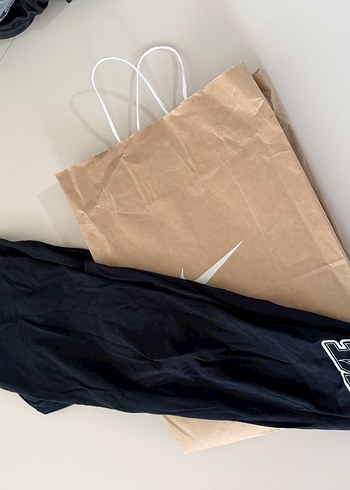 Nike Siyah Baskılı  Tayt - Görsel 5