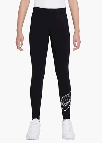 Nike Siyah Baskılı  Tayt - Görsel 3