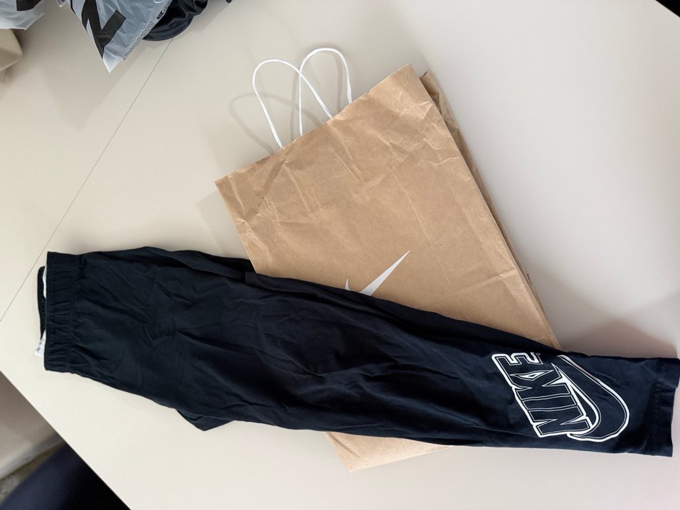 Nike Siyah Baskılı  Tayt - Görsel 5