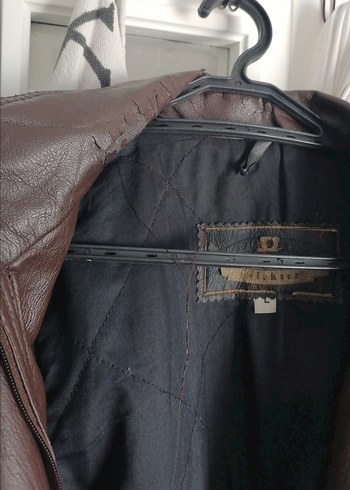 Diğer Oversize deri ceket