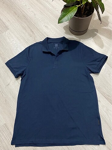 Pamuklu erkek polo yaka T shirt