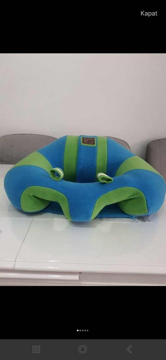 Renkli Mavi-Yeşil Çocuk Oto Koltuğu bebeyatmaz - Görsel 2