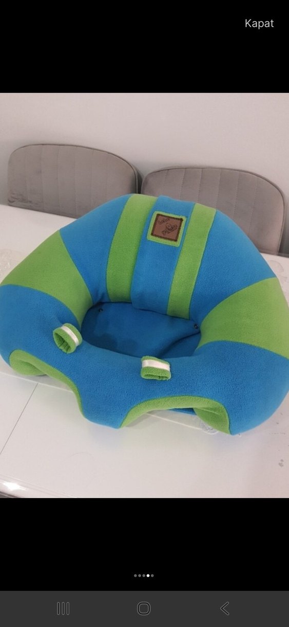 Renkli Mavi-Yeşil Çocuk Oto Koltuğu bebeyatmaz - Görsel 3