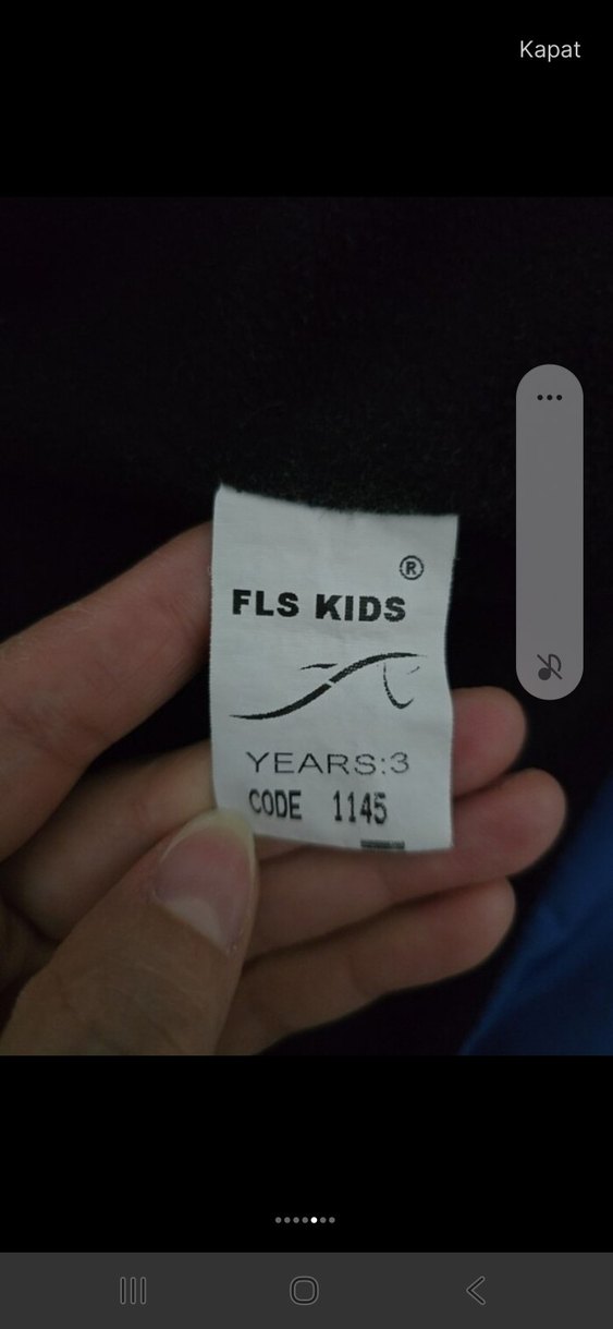 Erkek Çocuk Mavi Kürklü Mont - Görsel 4