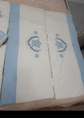 Mavi Nakışlı Çocuk Uyku Seti - Görsel 2