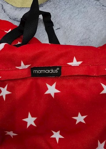 Yıldız Desenli Kırmızı Bebek Taşıyıcı - Görsel 2